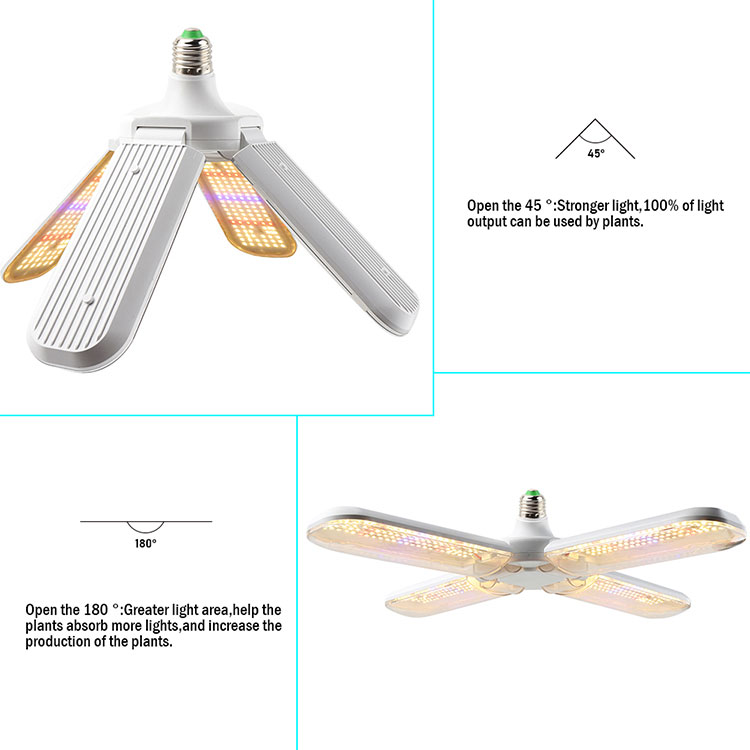 Grow Light 4 Wings - 200Watts