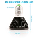 Grow Light Bulb - 40Watts