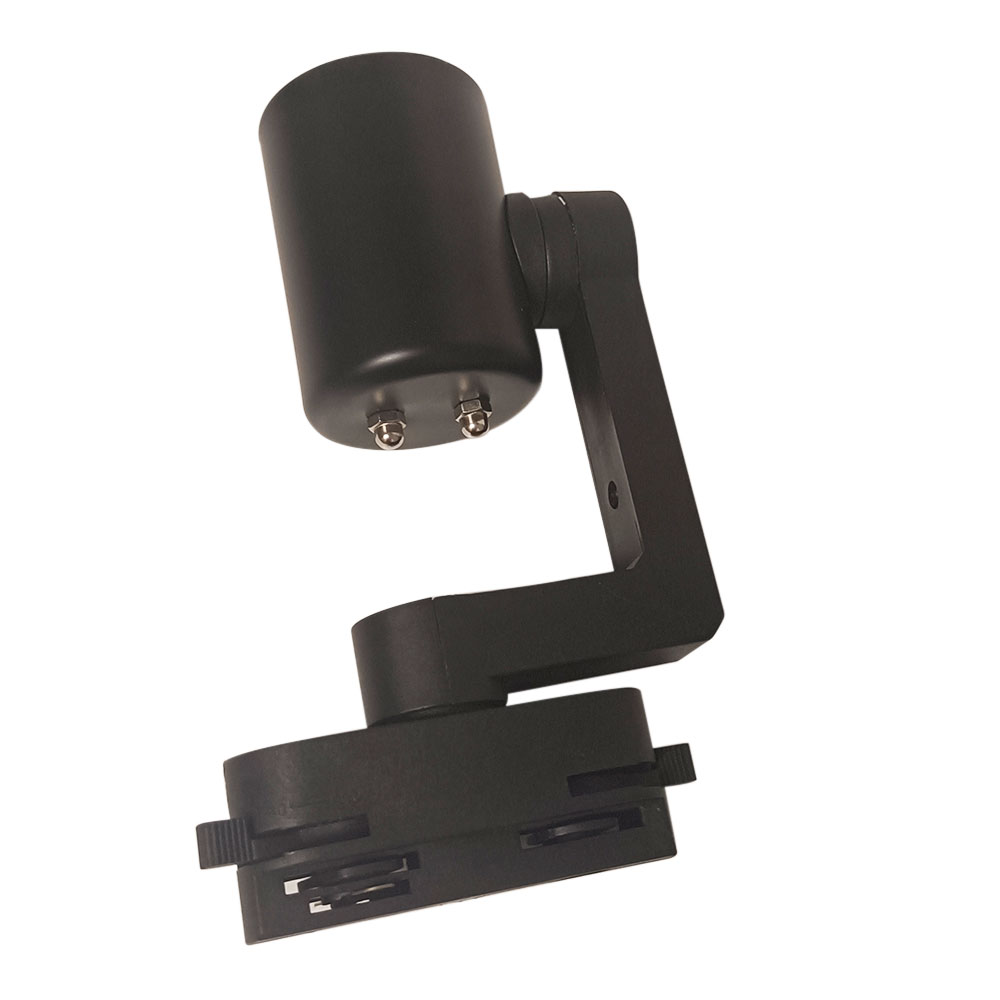 Black Track Lamp Holder for E27 Light