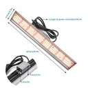 Grow Light Bar - 260Watts ضوء نمو 4 أجنحة - 200 واط — Terra Garden Kuwait | تيرا غاردن الكويت