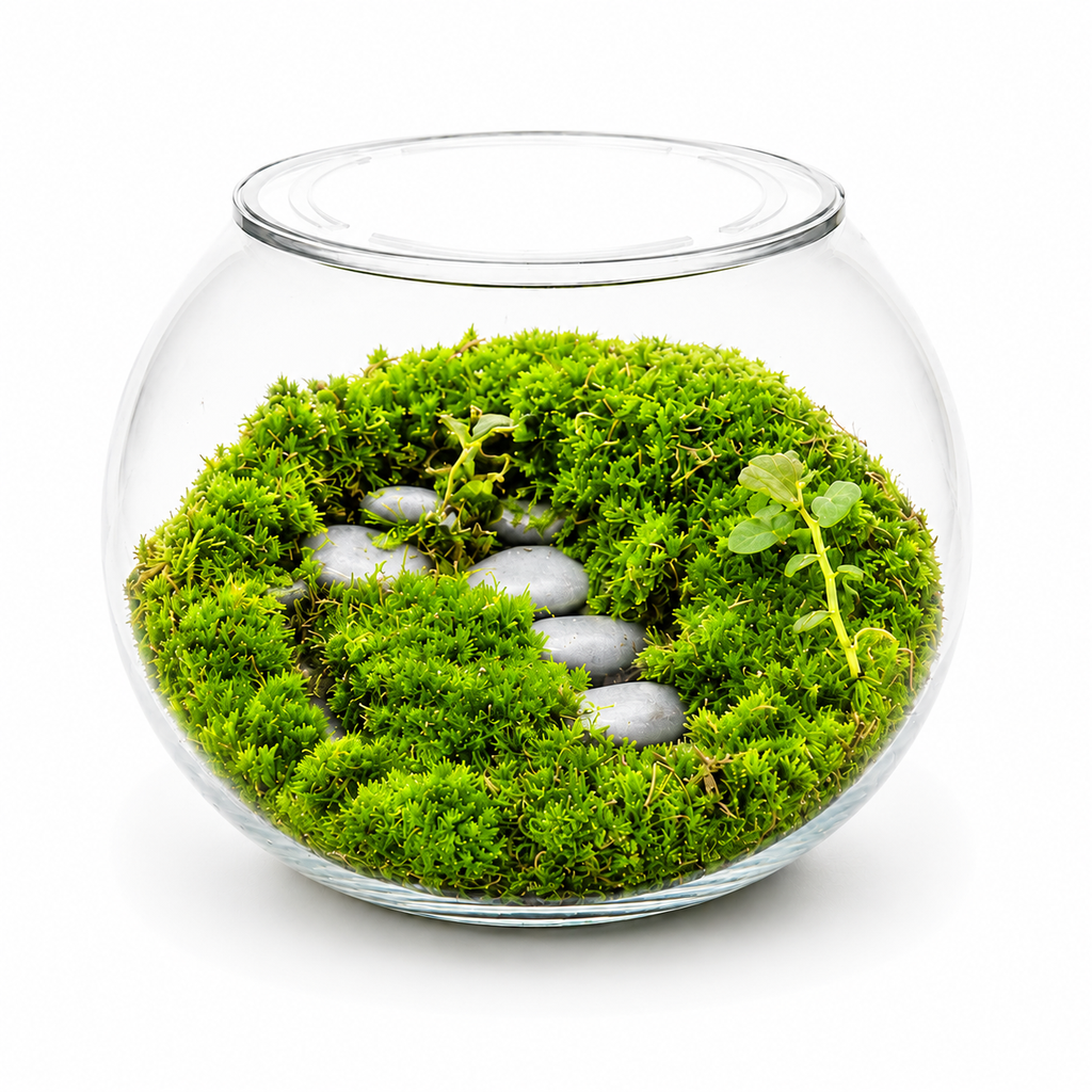 [TM-05] Moss Sanctuary Terrarium – Petite تراريوم ملاذ الطحالب – صغير جداً