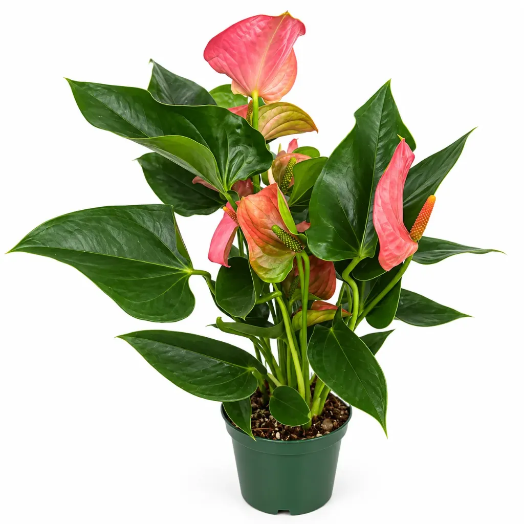 Anthurium Plant نبات الأنثوريوم / زهرة الفلامنجو