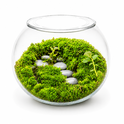 [TM-05] Moss Sanctuary Terrarium – Petite تراريوم ملاذ الطحالب – صغير جداً