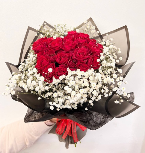 [1455] The Diana Rose Bouquet باقة وردة ديانا